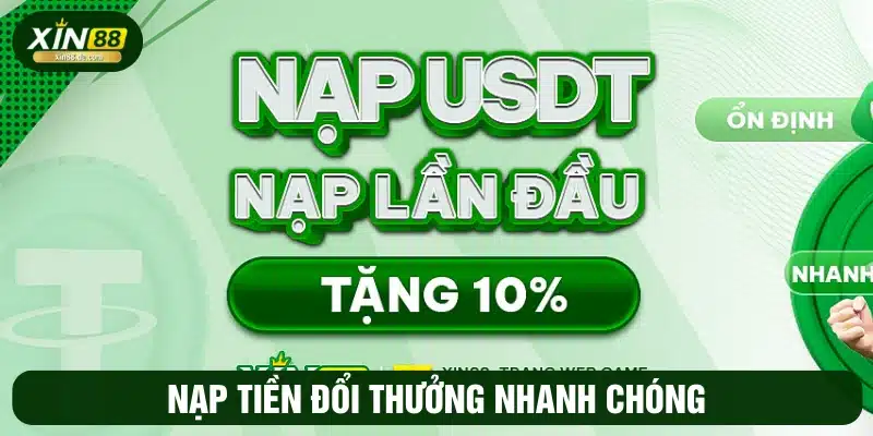 Hình thức nạp rút tiền tại XIN88 tiện lợi