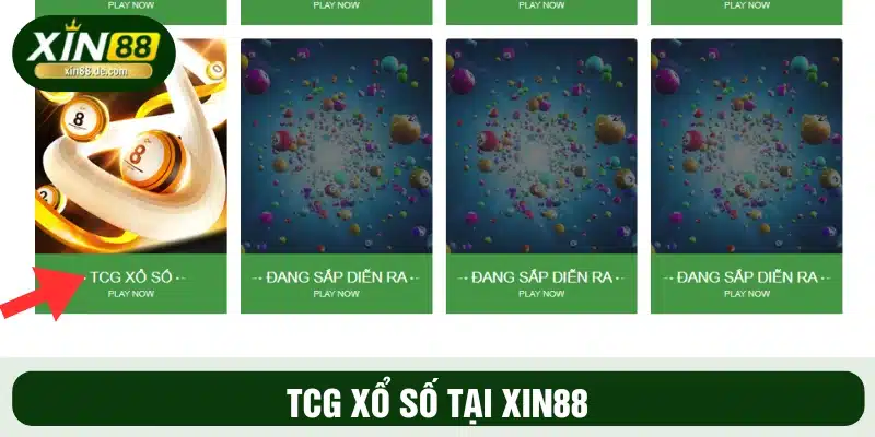 Sảnh cược TCG xổ số được XIN88 cung cấp