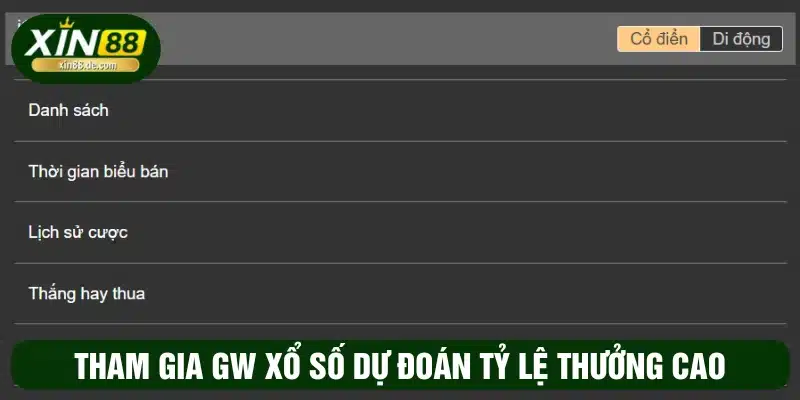 Khám phá lý do nên đặt cược cùng GW ở XIN88