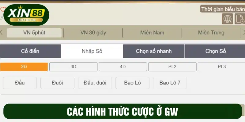 Khám phá những trò chơi nổi bật được GW cung cấp